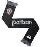Kappa Muški šal Partizan V5, Crno-beli Cene