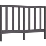  Uzglavlje za krevet sivo 126 x 4 x 100 cm od masivne borovine | shoptok.hr