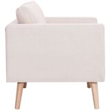  Kavč dvosed blago kremne barve, (20597562) | Shoptok.si