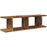  Zidne police 2 kom boja staro drvo 75x18x20cm konstruirano drvo | Eponuda.com