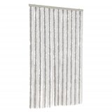  Zastor protiv muha svjetlosivi i bijeli 100 x 230 cm od šenila | Eponuda.com