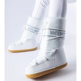 Gemre White lightweight insulated snow boots Everett | Shoptok.si