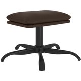 The Living Store Stolček za noge rjav 60x60x36 cm umetno usnje - Stolček Za Noge, (21419773) | Shoptok.si