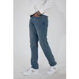 Dewberry 23648 Regular Fit Stretchy Hlt Denim Mens Jeans-BLUE Cene