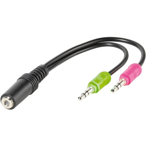 Adapter za slušalke 3,5 mm, 0,1 m, (5000093452)