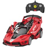  Licencirani auto na daljinsko upravljanje i sastavljanje Rastar 1:18 Ferrari FXXK EVO - crveni - 88 elemenata | shoptok.hr