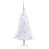  Umjetno božićno drvce s stalakom Bijelo 120 cm PVC i čelik | shoptok.hr