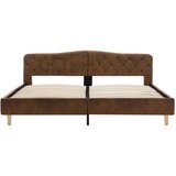  Posteljni okvir rjav iz umetnega semiš usnja 180x200 cm | Shoptok.si