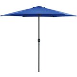  Vrtni suncobran s aluminijskom šipkom 270 x 246 cm azurno plavi | shoptok.hr