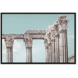  Slika - Pillars of History (1 Part) Wide 60x40 U crnom drvenom okviru | shoptok.hr