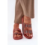 Zaxy Fragrant Women's Slippers With Glitter And Buckles Dirty Pink | shoptok.hr