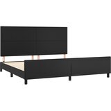  Okvir za krevet s uzglavljem crni 200x200 cm od umjetne kože | Eponuda.ba