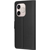 Techsuit Leather Folio preklopna maska za Honor 600 Lite – crna | shoptok.hr