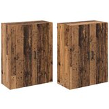  Ormarčići montirani na zid 2 pcs Staro drvo 69.5 x 34 x 90 cm | shoptok.hr