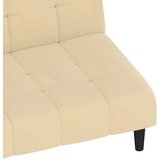  Kavč dvosed z ležiščem krem žamet, (21749666) | Shoptok.si