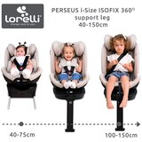 Lorelli PERSEUS autosjedalica i-Size Isofix 360 40-150 cm, Grey | shoptok.hr