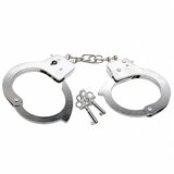  Handcuffs for a Little Policeman, Metal, with Keys, for Children, Silver | shoptok.hr