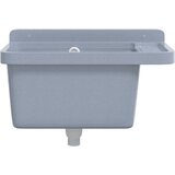 Umivaonik za zidnu montažu sivi 50x35x24 cm od smole | shoptok.hr