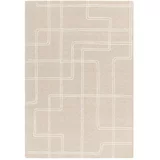 Asiatic Carpets Bež ročno tkana volnena preproga 160x230 cm Ada –