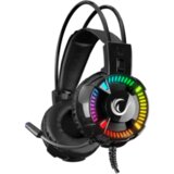  Slušalice sa mikrofonom gaming RAMPAGE STYLES black USB 7.1 RGB | Eponuda.ba