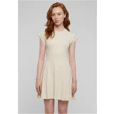 UC Ladies Women's Skater Rib dress - beige