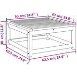  Vrtni stol 63 x 63 x 30 cm od masivnog bagremovog drva | shoptok.hr