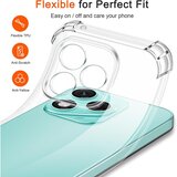 Techsuit Shockproof Clear Silicone prozirna maskica otporna na udarce za Honor 400 Lite | shoptok.hr
