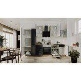 Flex-Well Kuhinjski Blok Z Aparati Capri, Črna, Barva Hrasta | Shoptok.si