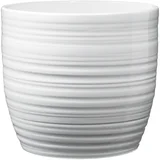 keramička tegla bergamo pure 19CM bijela