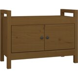  Klupa za hodnik boja meda 80 x 40 x 60 cm od masivne borovine | Eponuda.ba