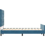  s opruga kutije Tamno plava 120 x 200 cm Baršun | shoptok.hr