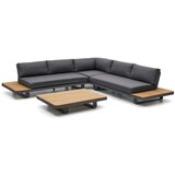 Kave Home Tamno siva/u prirodnoj boji vrtna garnitura aluminijska za 5 osoba Tosqueta – | shoptok.hr