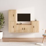 vidaXL Komplet TV omaric 4-delni sonoma hrast inženirski les | Shoptok.si