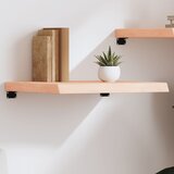 vidaXL Zidna polica 60x60x(2-6) cm neobrađena masivna hrastovina | shoptok.hr