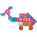  Drvene kocke za slaganje dvorca za lutke - 67 elemenata | shoptok.hr