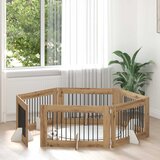  Vrata za pse s postoljem 6 pcs Hrast artisan 100 x 60 cm Cene