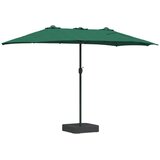  Vrtni suncobran Zelena 385 x 209 x 244 cm Poliester | Eponuda.ba