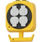 Brennenstuhl Obesni razdelilnik toka, 2 x 4 varnostne vtičnice, dolžina kabla 5 m | Shoptok.si