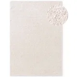 Ručno rađen tepih od boucle tkanine boje slonovače 120x170 cm Notting Hill Portobello –