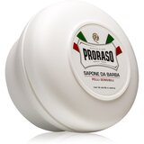 Proraso white shaving soap in a jar trdo milo za britje s hladilnim mentolom 150 ml za mo&scaron;ke cene