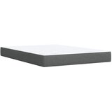  Krevet s oprugama i madracem tamnosivi 140x190 cm od tkanine | shoptok.hr