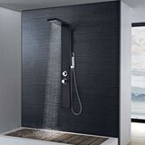 PANEL za tuš aluminij mat črne barve | Shoptok.si