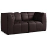 Makamii Temno vijolična sedežna garnitura iz umetnega usnja 180 cm Aloha – | Shoptok.si