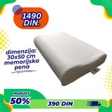 Zotrix dreamory comfort anatomski jastuk 30x50 Cene