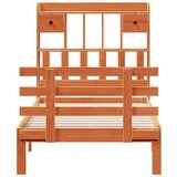 vidaXL Krevet s regalom za knjige bez madraca 90 x 190 cm od borovine | shoptok.hr