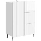  Kreveta s ladicama Bijela visokog sjaja 66 x 34,5 x 91,5 cm | shoptok.hr