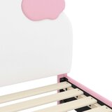  za djecu s uzglavljem Ružičasta 80 x 200 cm PU | shoptok.hr