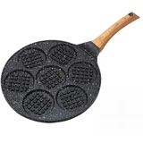 KH1668 tiganj za mini palačinke vafle aluminijum 26.5CM