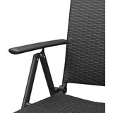  7-dijelni vrtni blagovaonski set crni | shoptok.hr