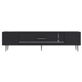 Hanah home TV komoda Dekop1, 150x48,2x29,6 cm, Antracit-Srebrne boje | Eponuda.ba